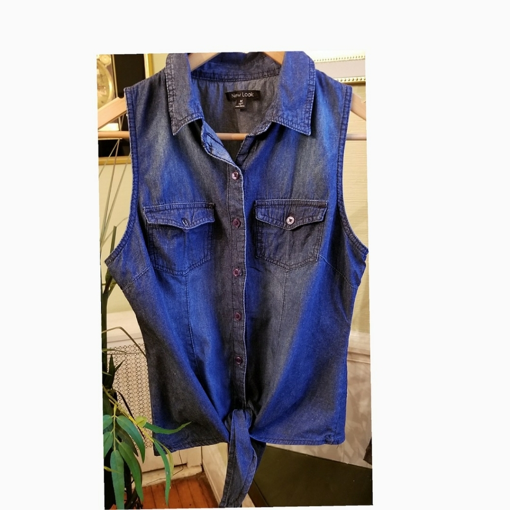 Denim Button Down Shirt